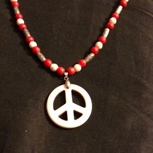 Peace sign Necklace